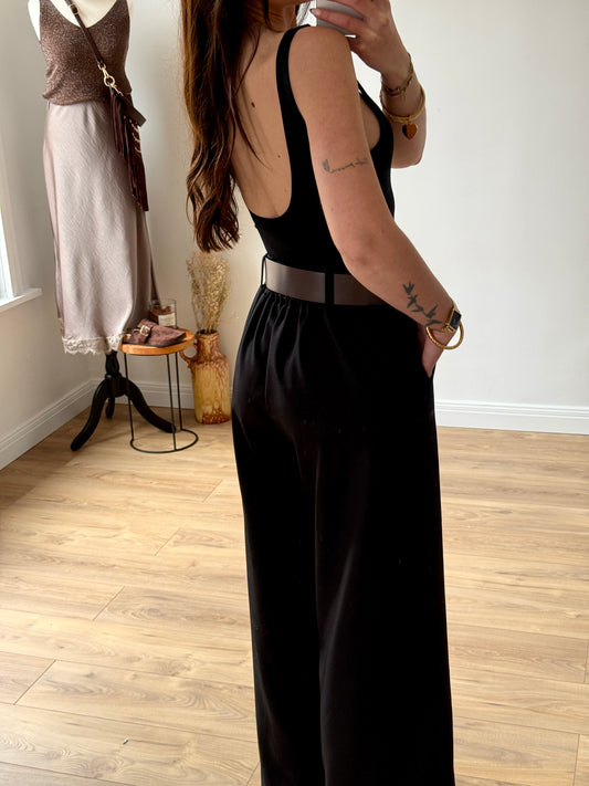 PANTALON TAILLEUR NOIR