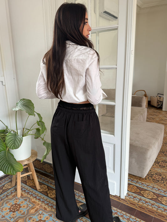 PANTALON NOIR & DENTELLE