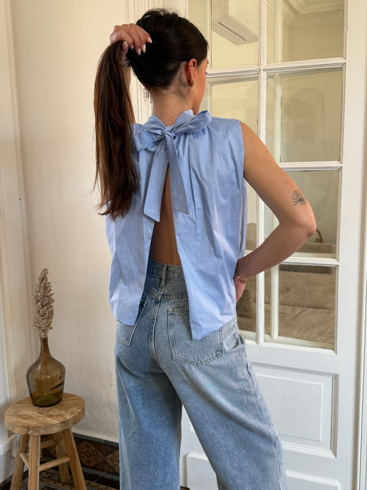 TOP DOS NU & NOEUD BLEU