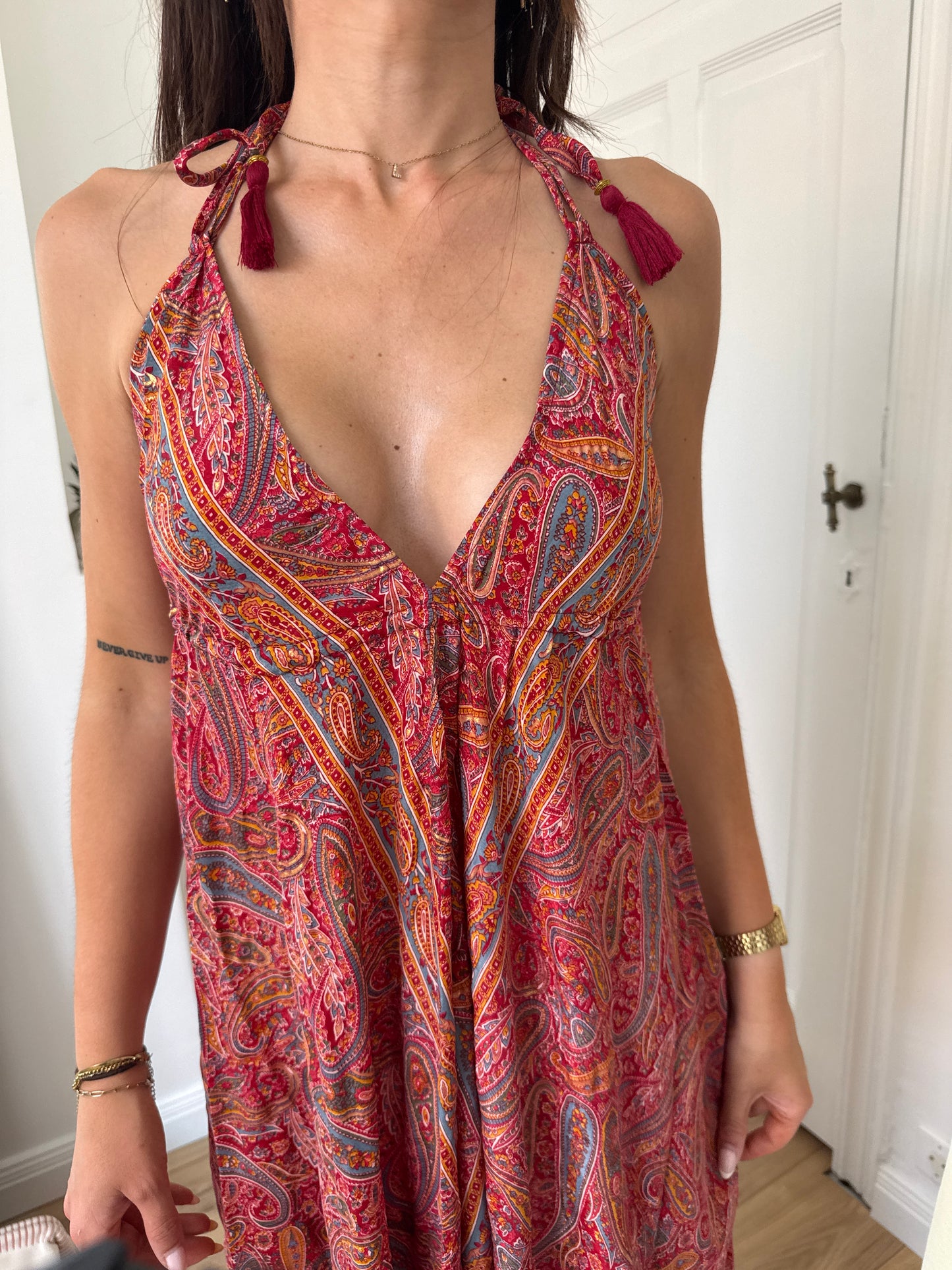 ROBE BOHÈME SARAH ROUGE