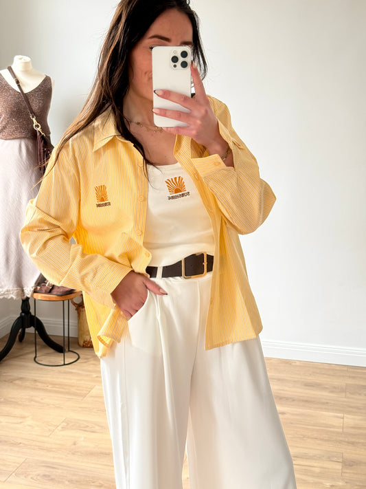 CHEMISE JAUNE SUNSHINE