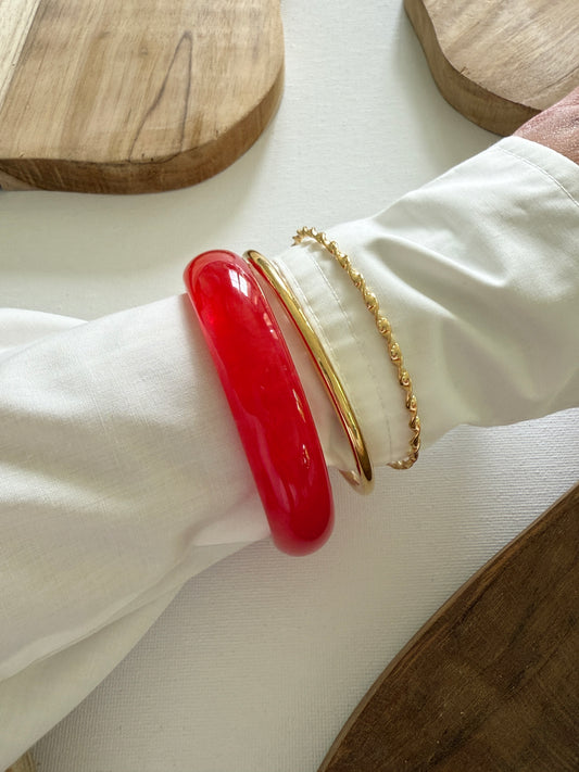 BRACELET MAYA ROUGE