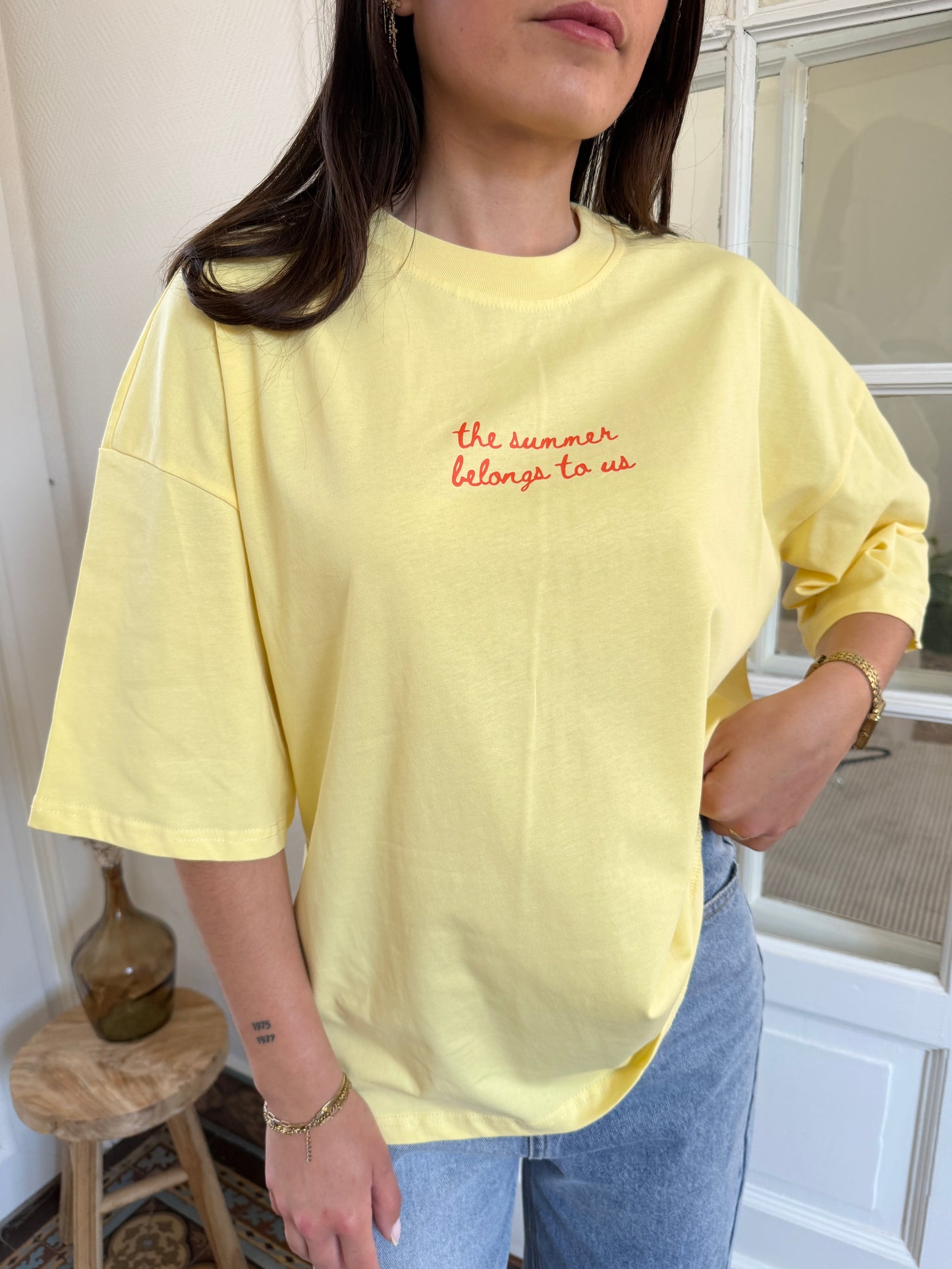 TEE-SHIRT JAUNE HOMARD