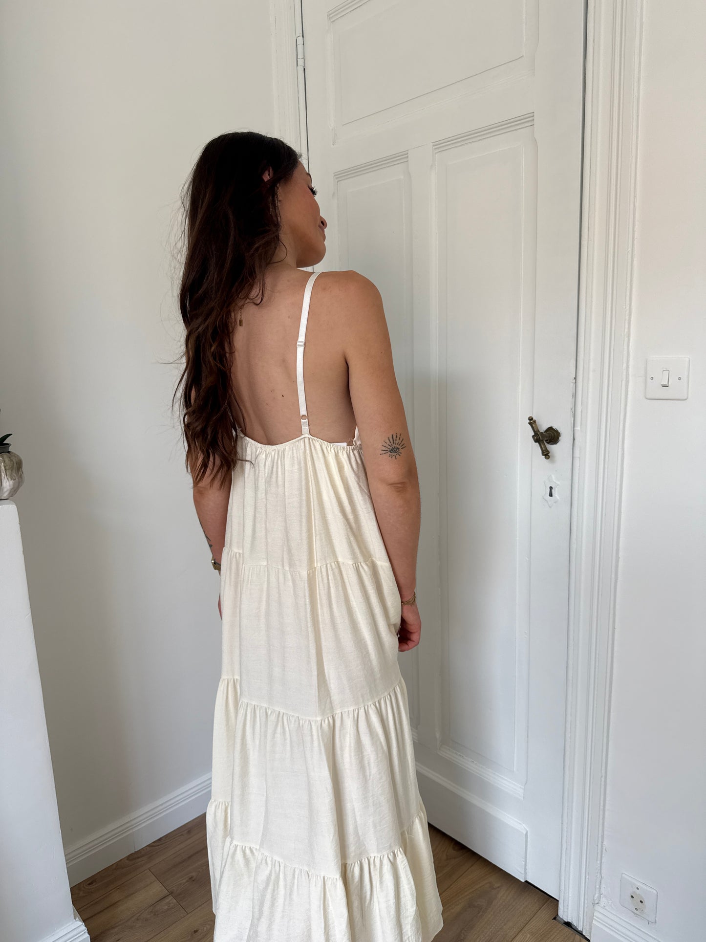 ROBE LONGUE SOLEA CRÈME