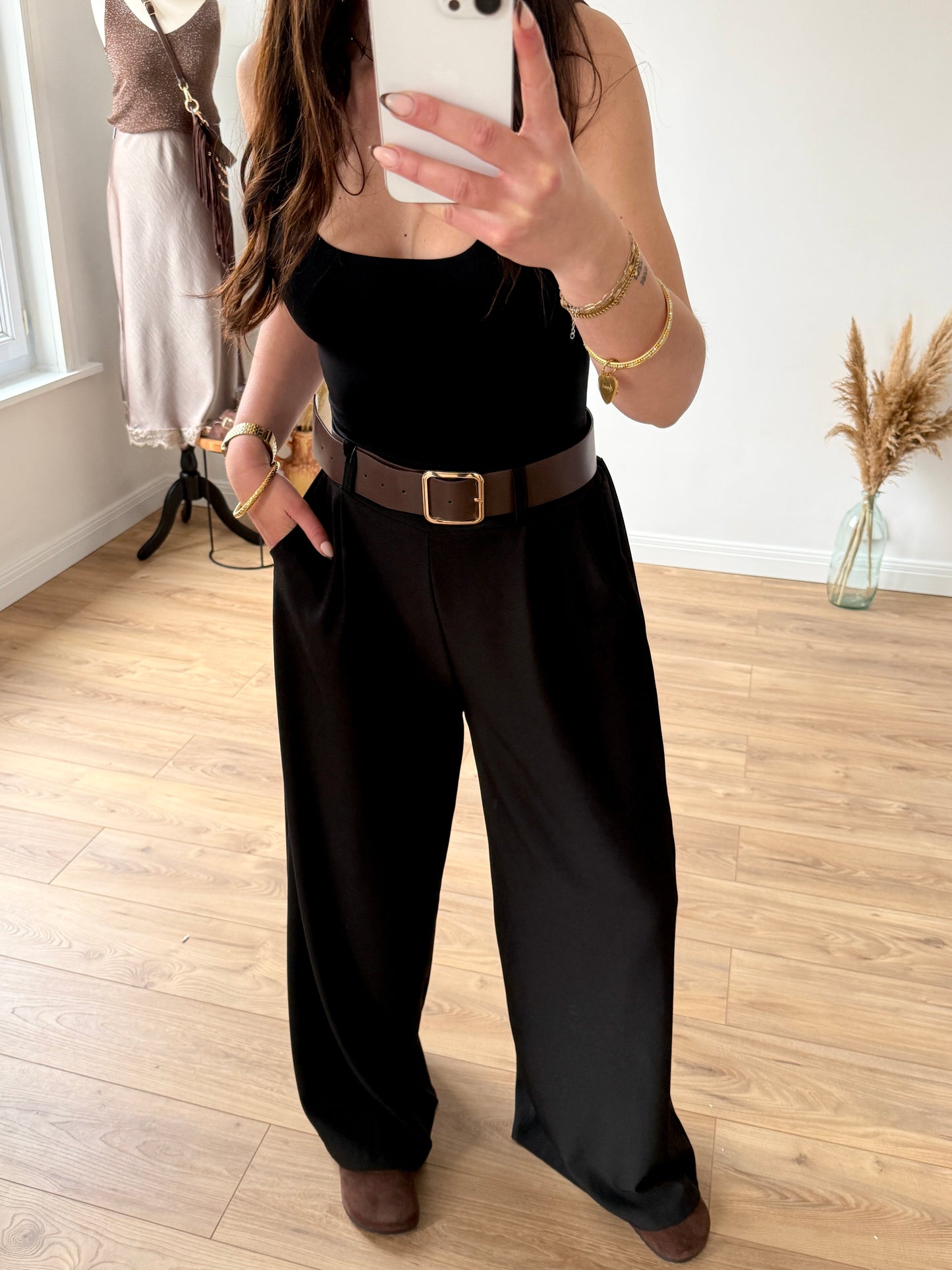 PANTALON TAILLEUR NOIR