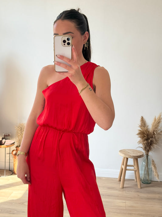 COMBINAISON PANTALON ROUGE