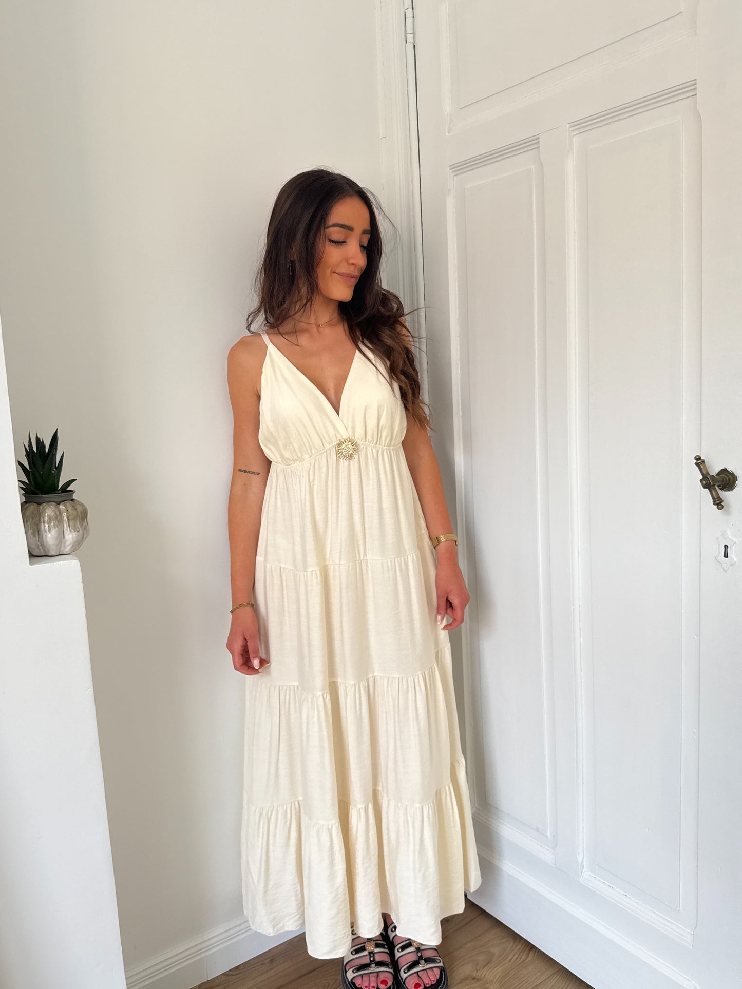 ROBE LONGUE SOLEA CRÈME