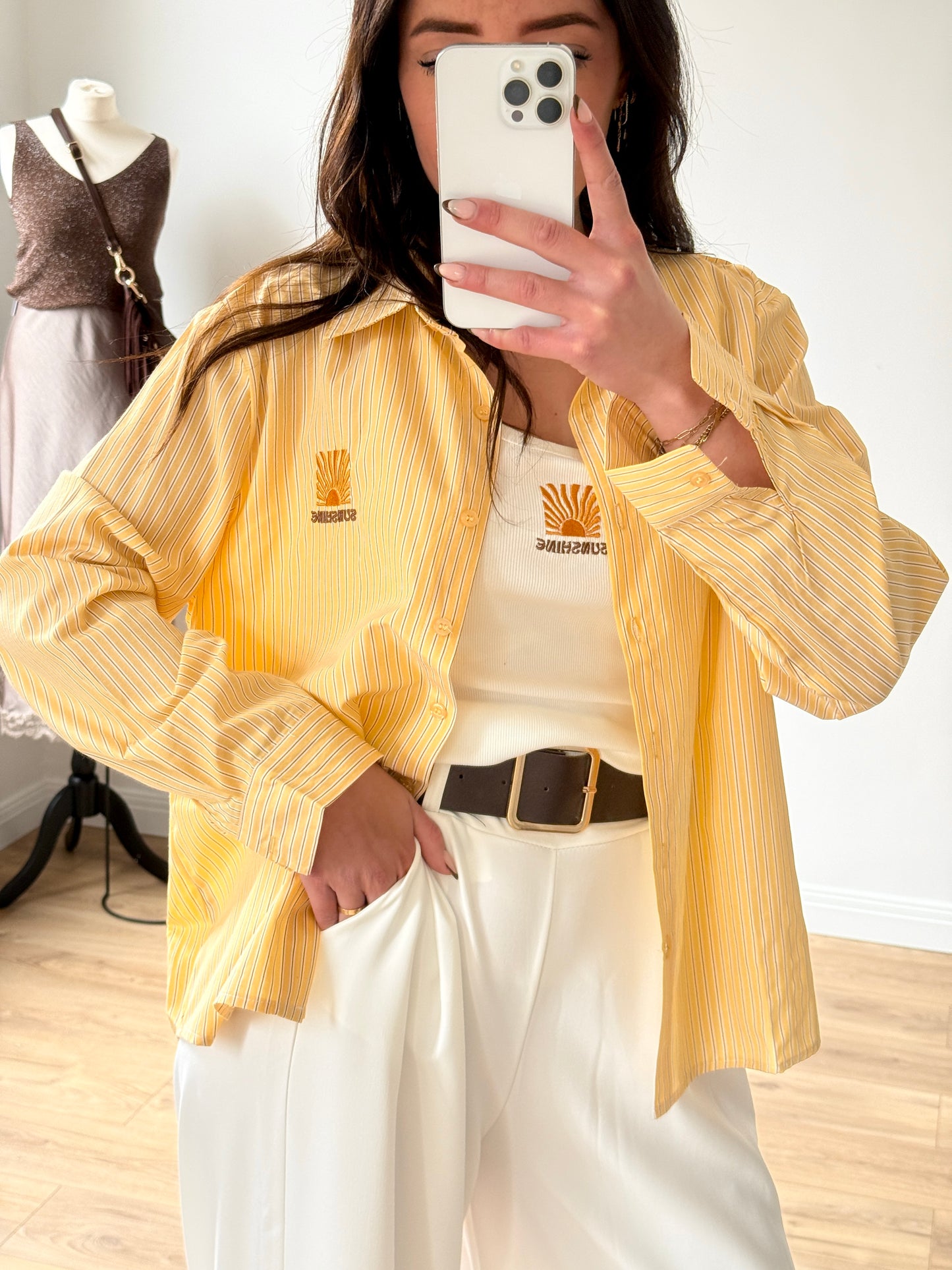 CHEMISE JAUNE SUNSHINE