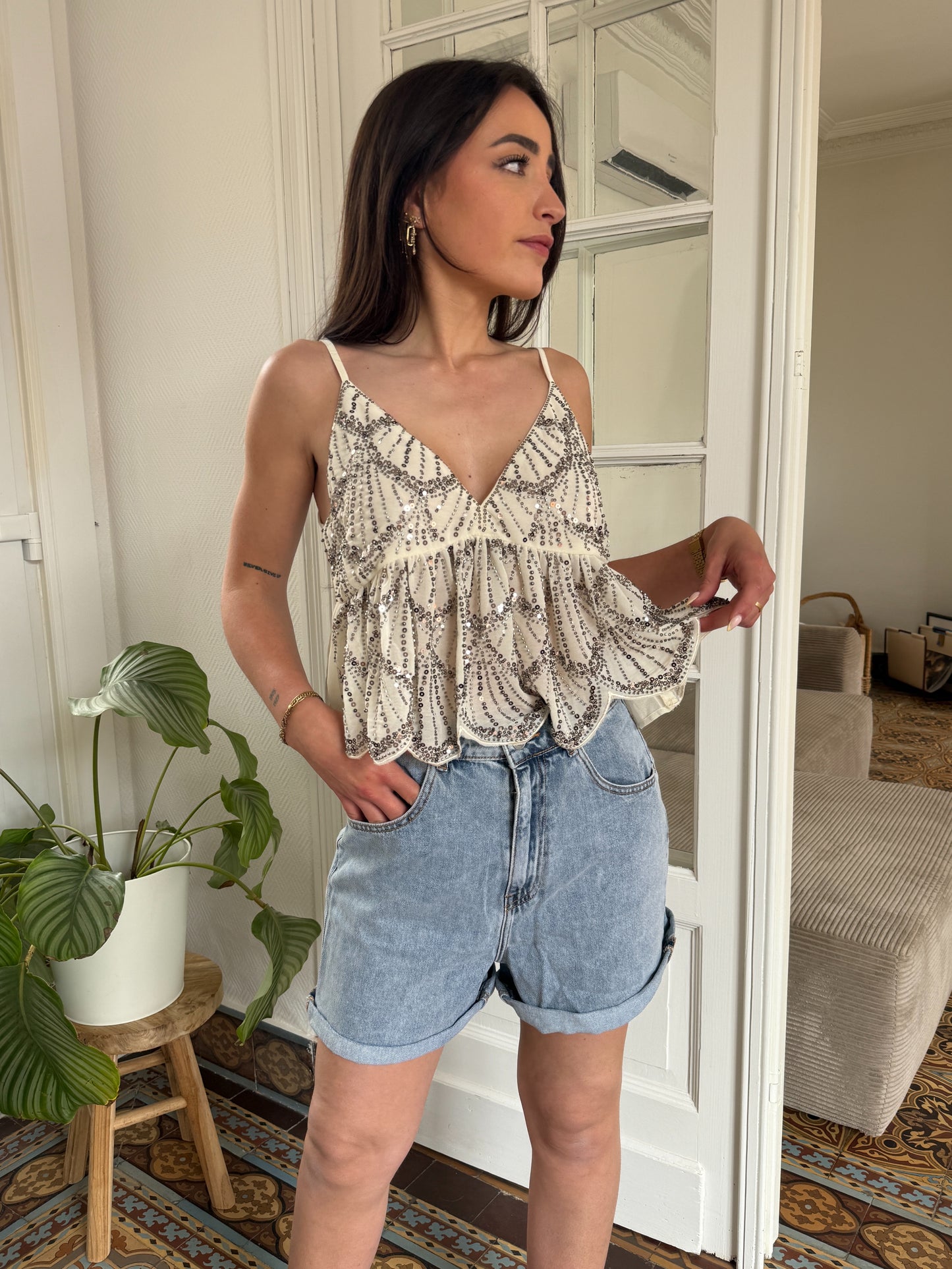 SHORT EN JEANS