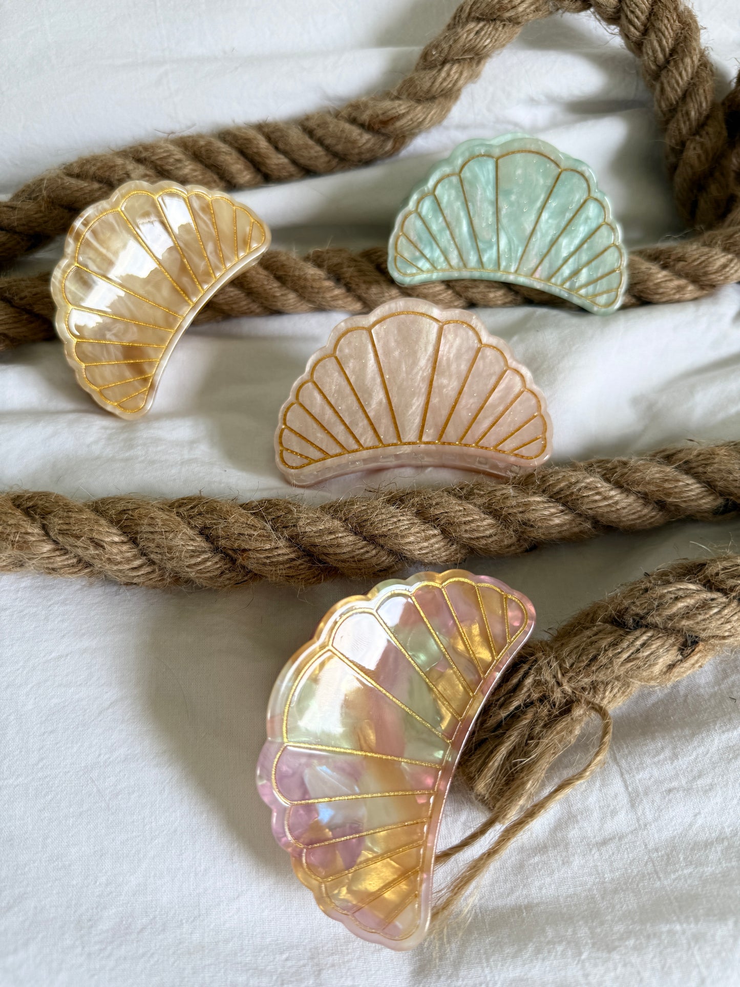 BARRETTES "COQUILLAGE"