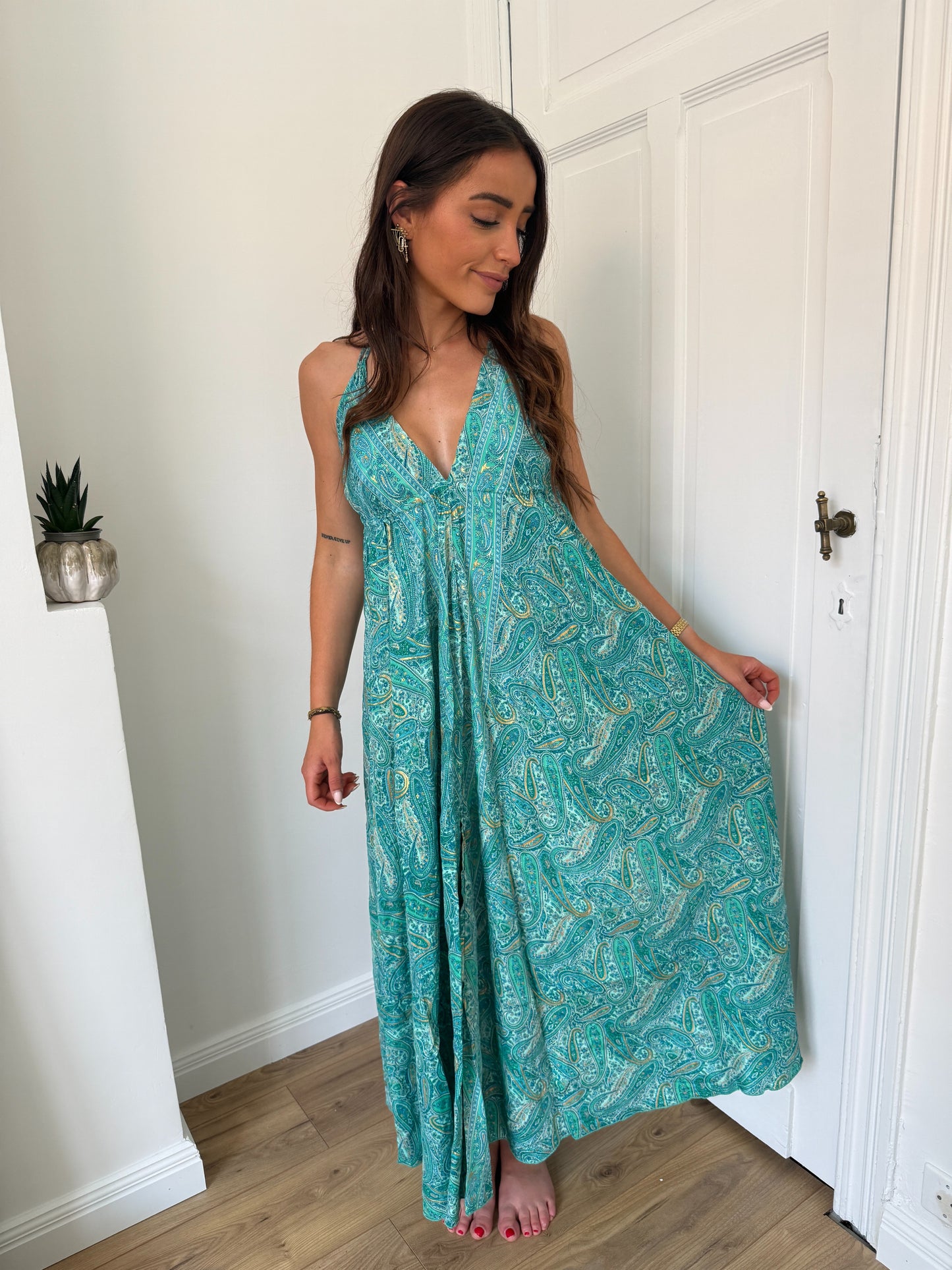 ROBE BOHÈME SARAH VERTE