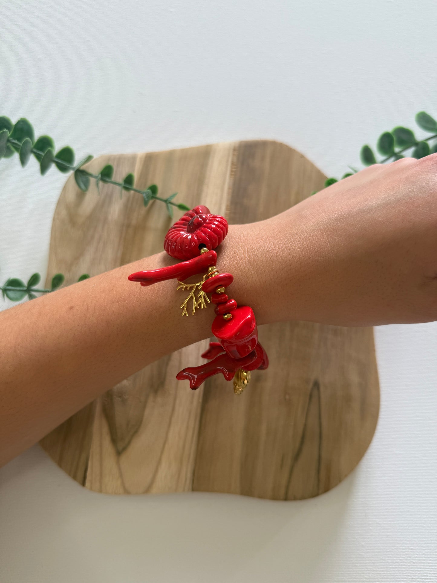 BRACELET EVA ROUGE