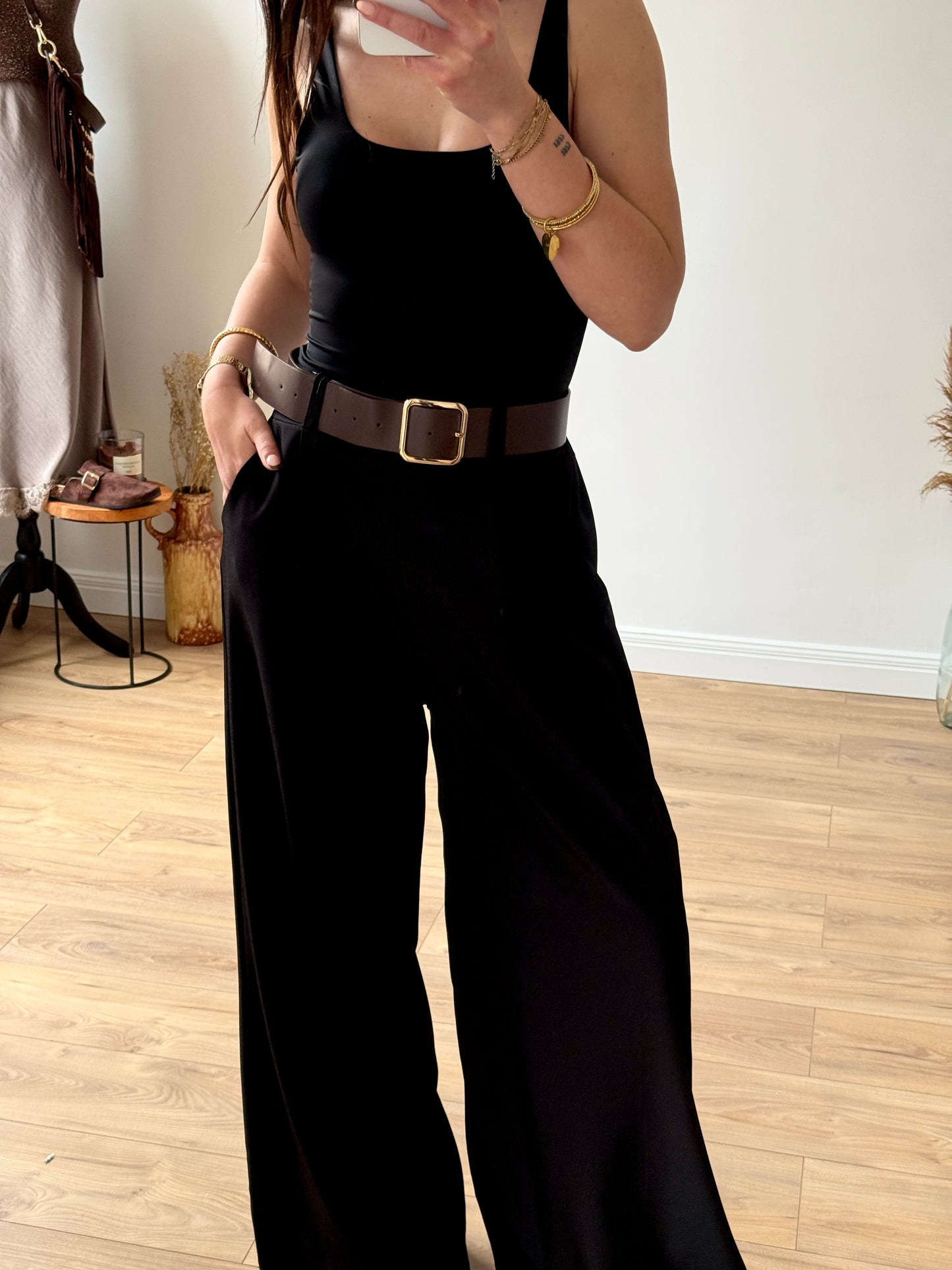 PANTALON TAILLEUR NOIR