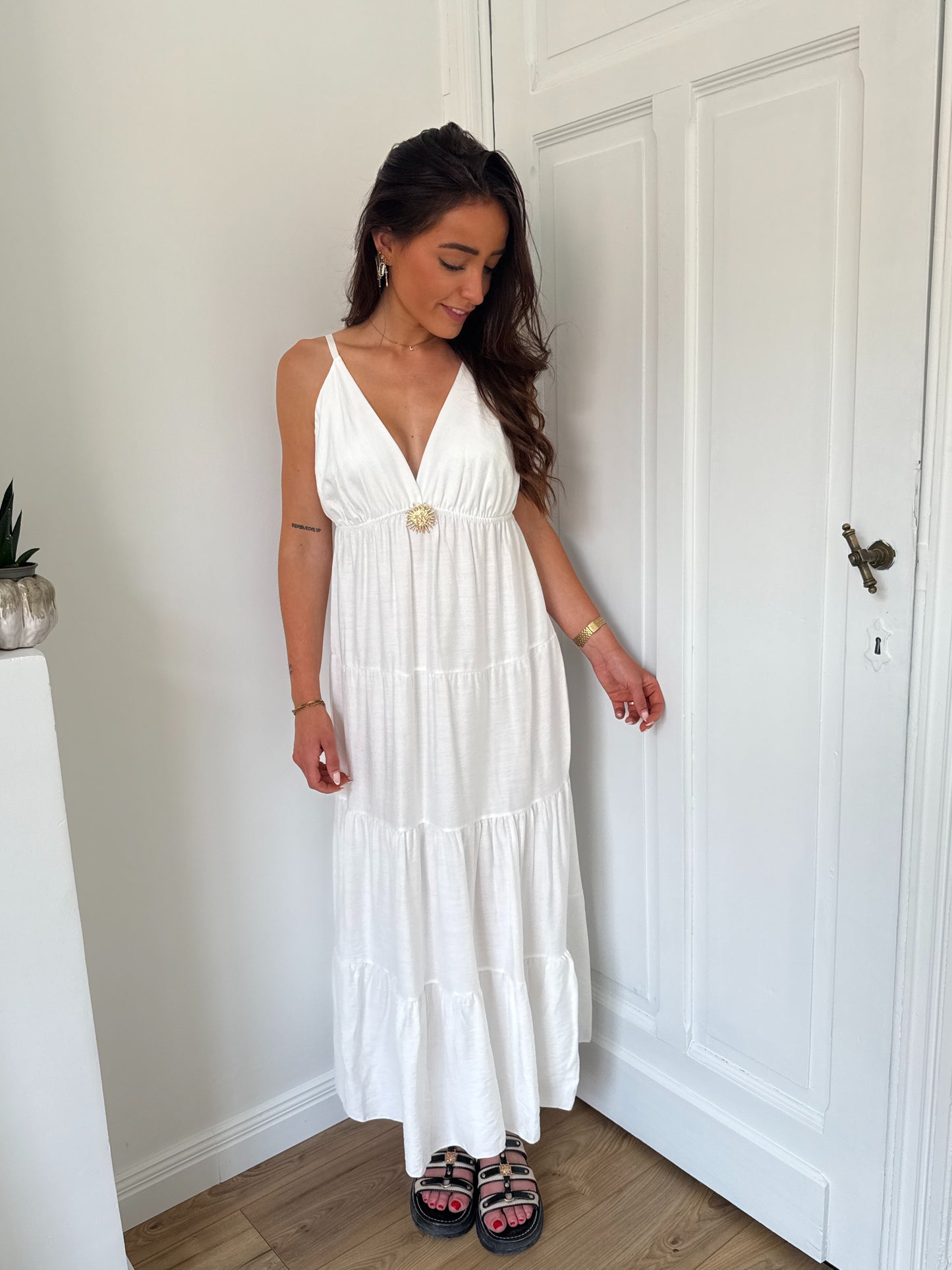 ROBE LONGUE SOLEA BLANCHE