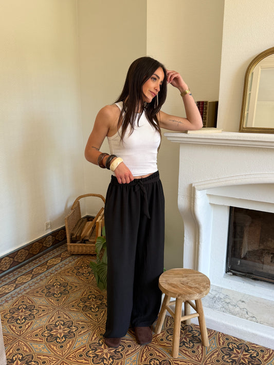 PANTALON FLUIDE NOIR