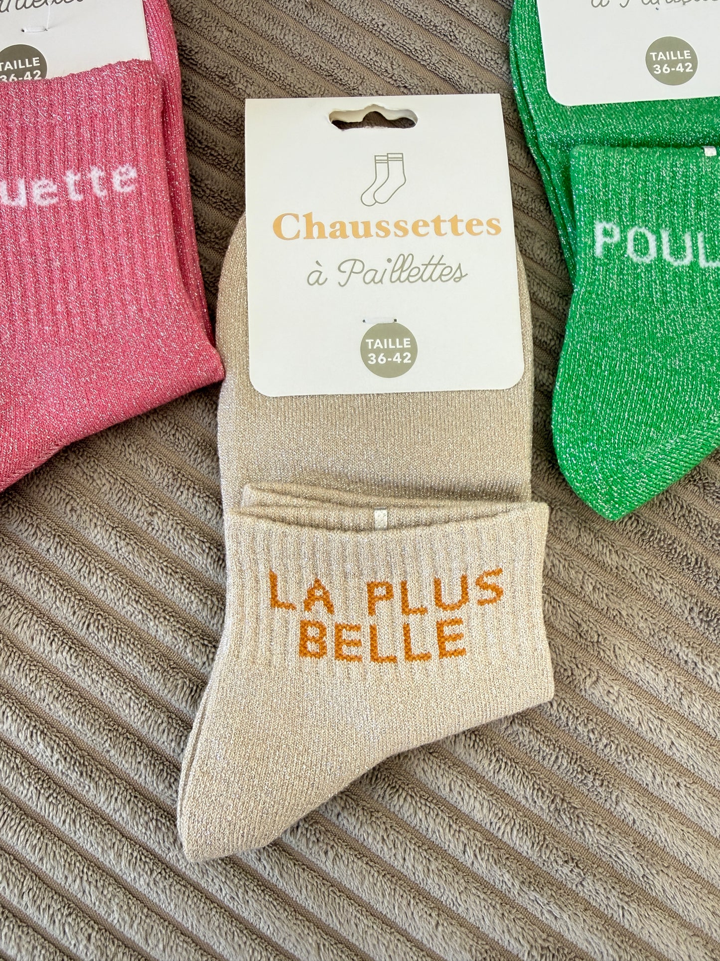 CHAUSSETTES À PAILLETTES