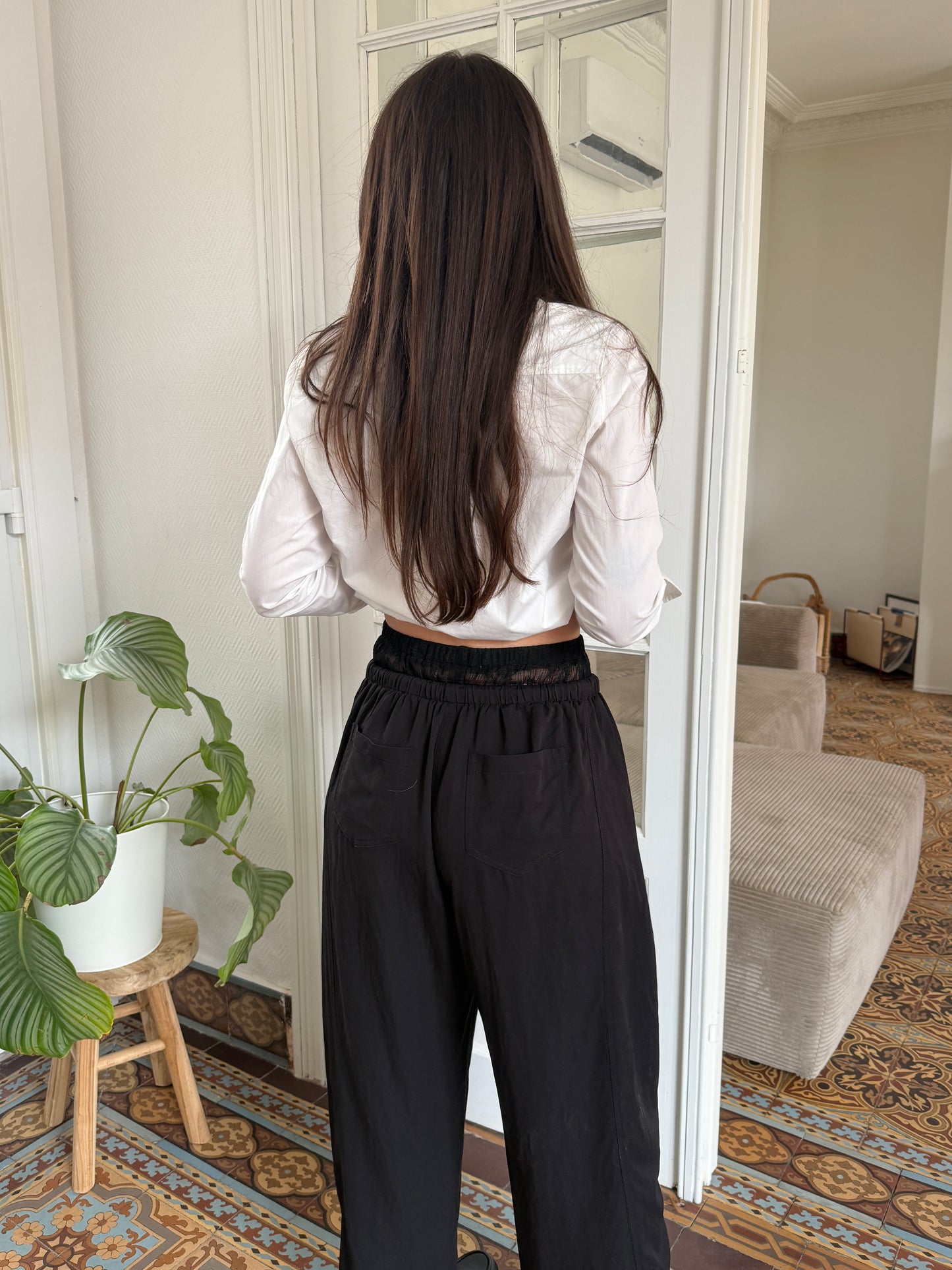 PANTALON NOIR & DENTELLE