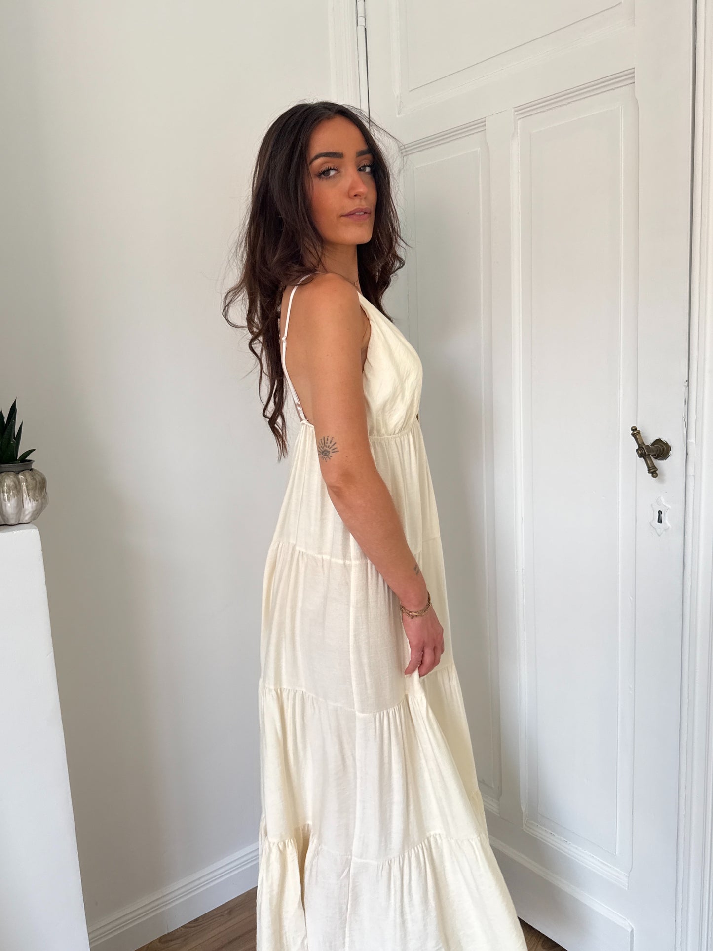 ROBE LONGUE SOLEA CRÈME