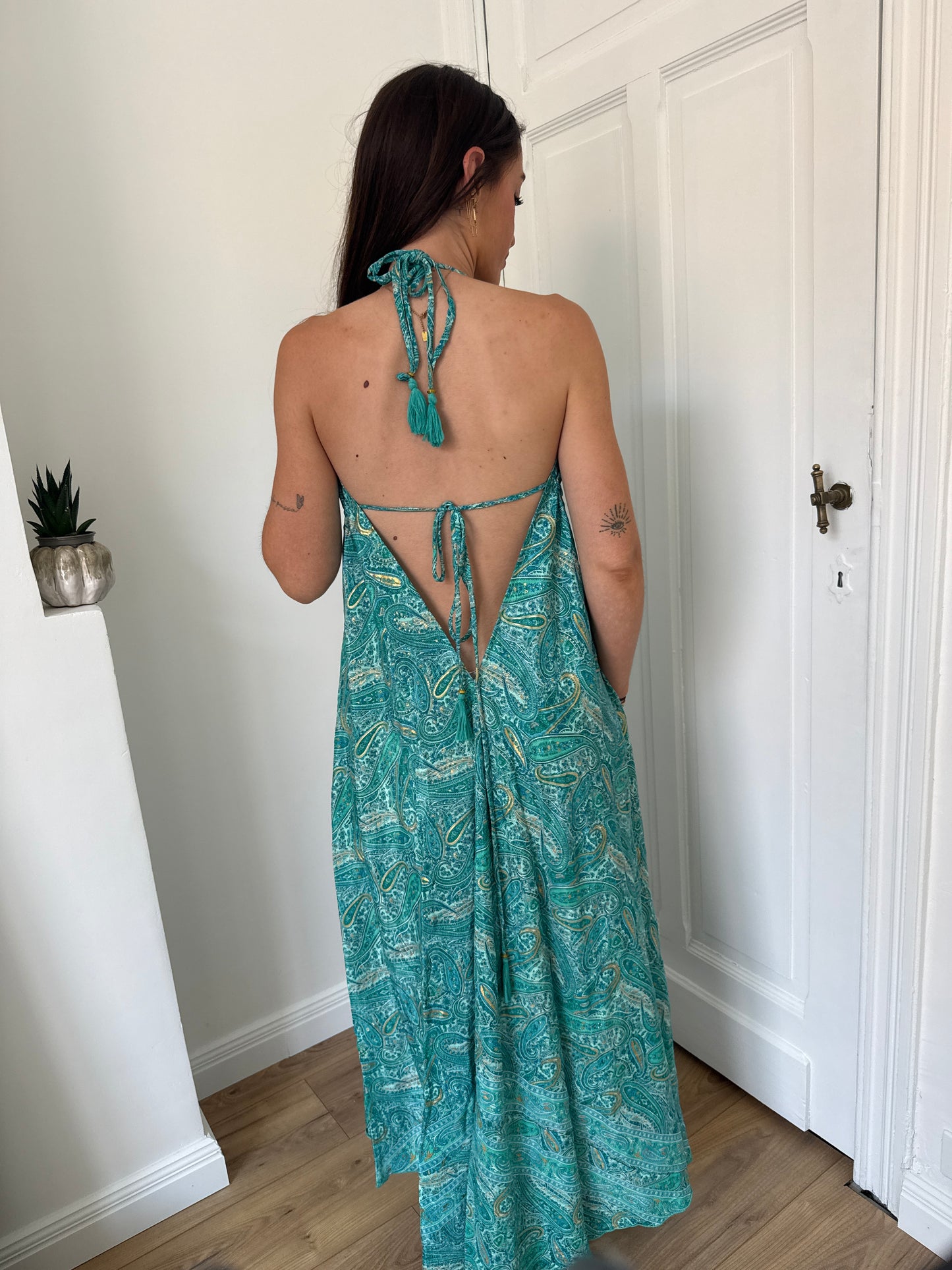 ROBE BOHÈME SARAH VERTE