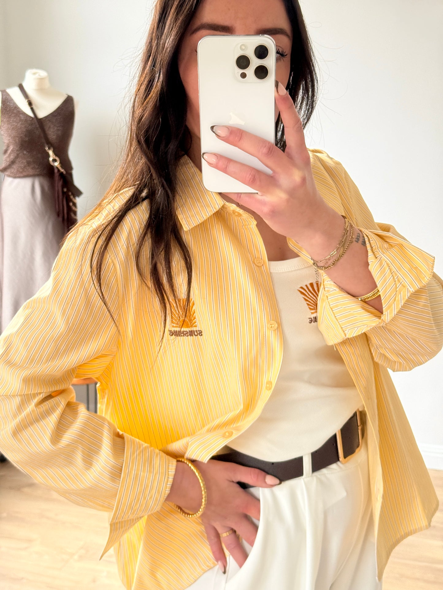 CHEMISE JAUNE SUNSHINE