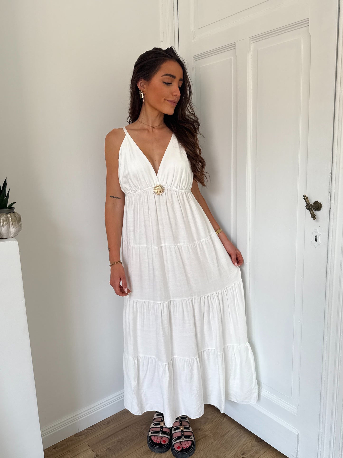 ROBE LONGUE SOLEA BLANCHE