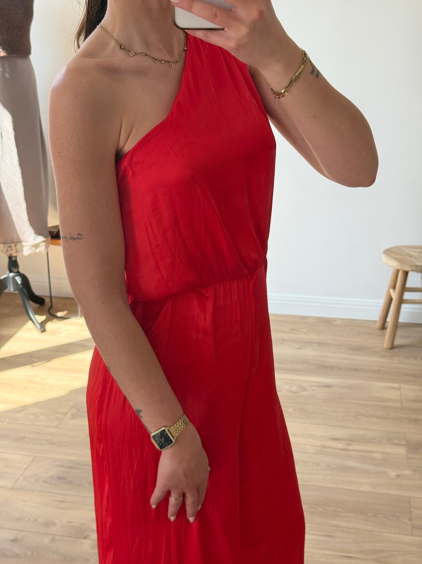 COMBINAISON PANTALON ROUGE