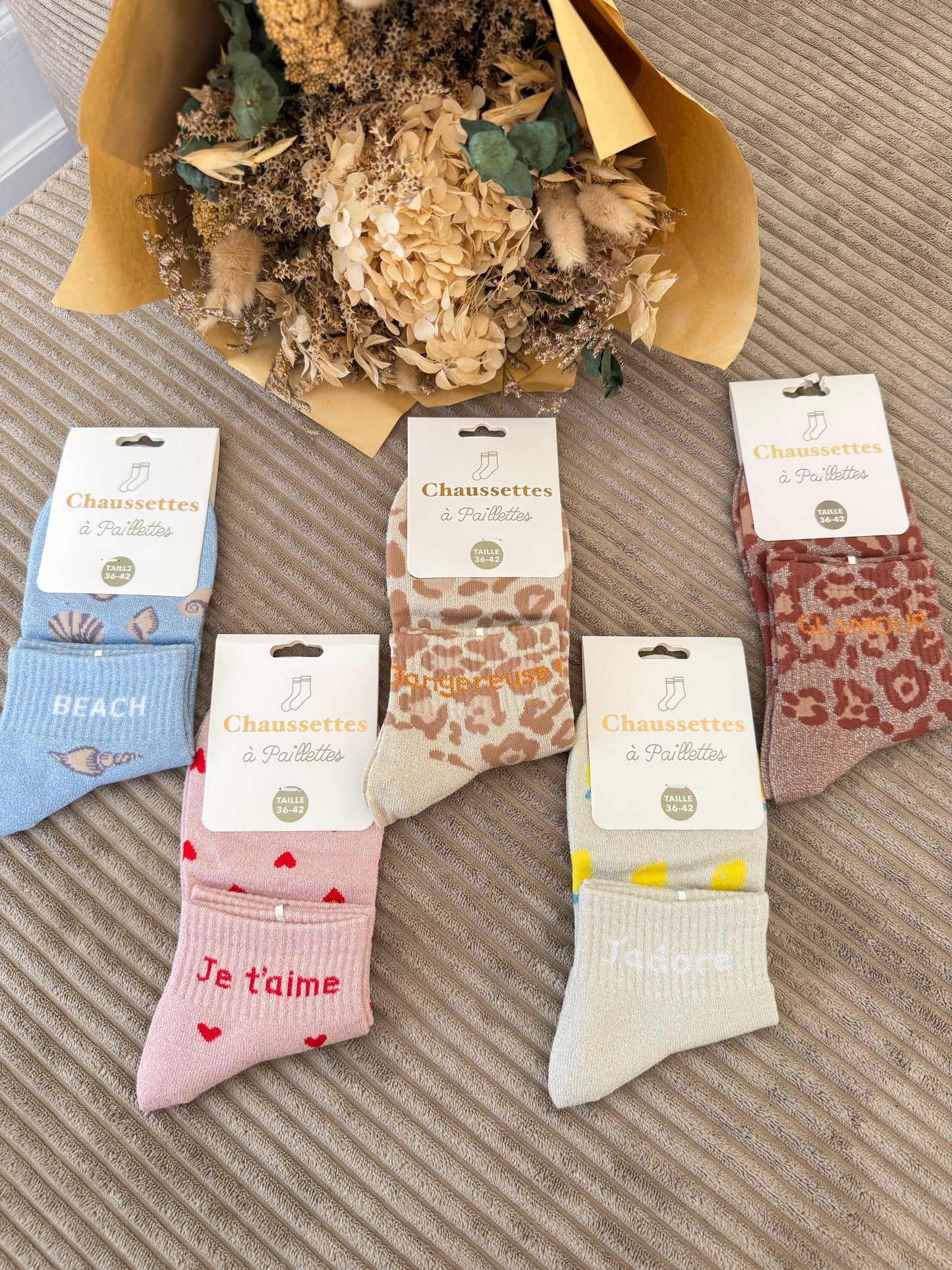 CHAUSSETTES À MOTIFS