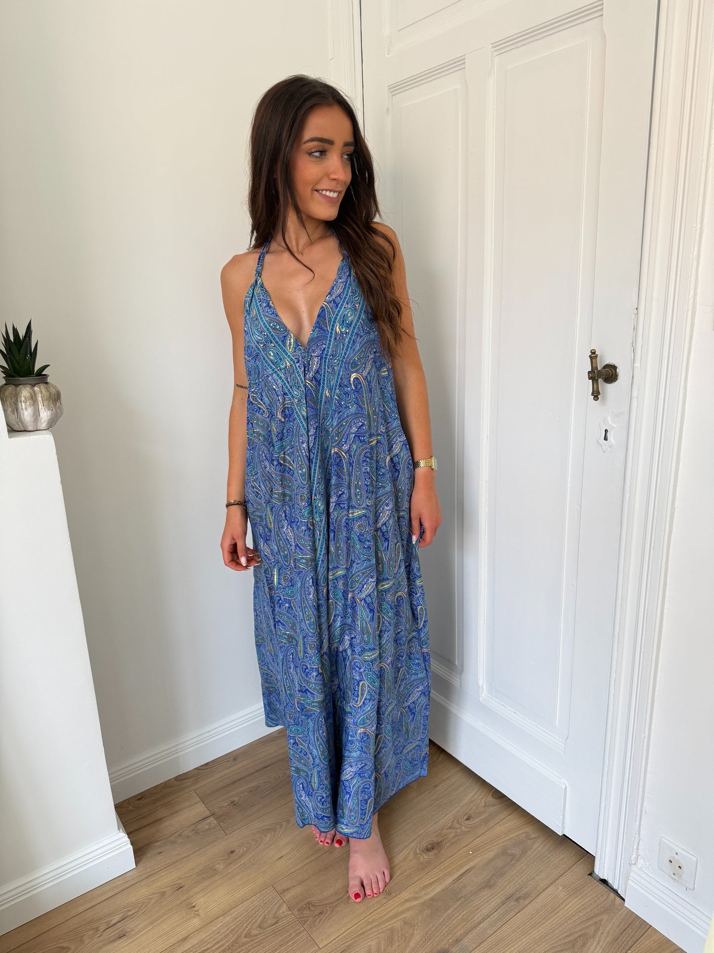 ROBE BOHÈME SARAH BLEUE ROI