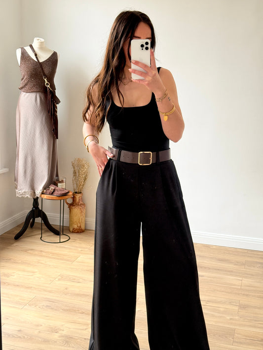 PANTALON TAILLEUR NOIR