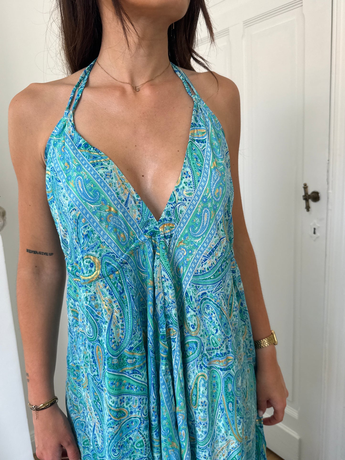ROBE BOHÈME SARAH BLEUE