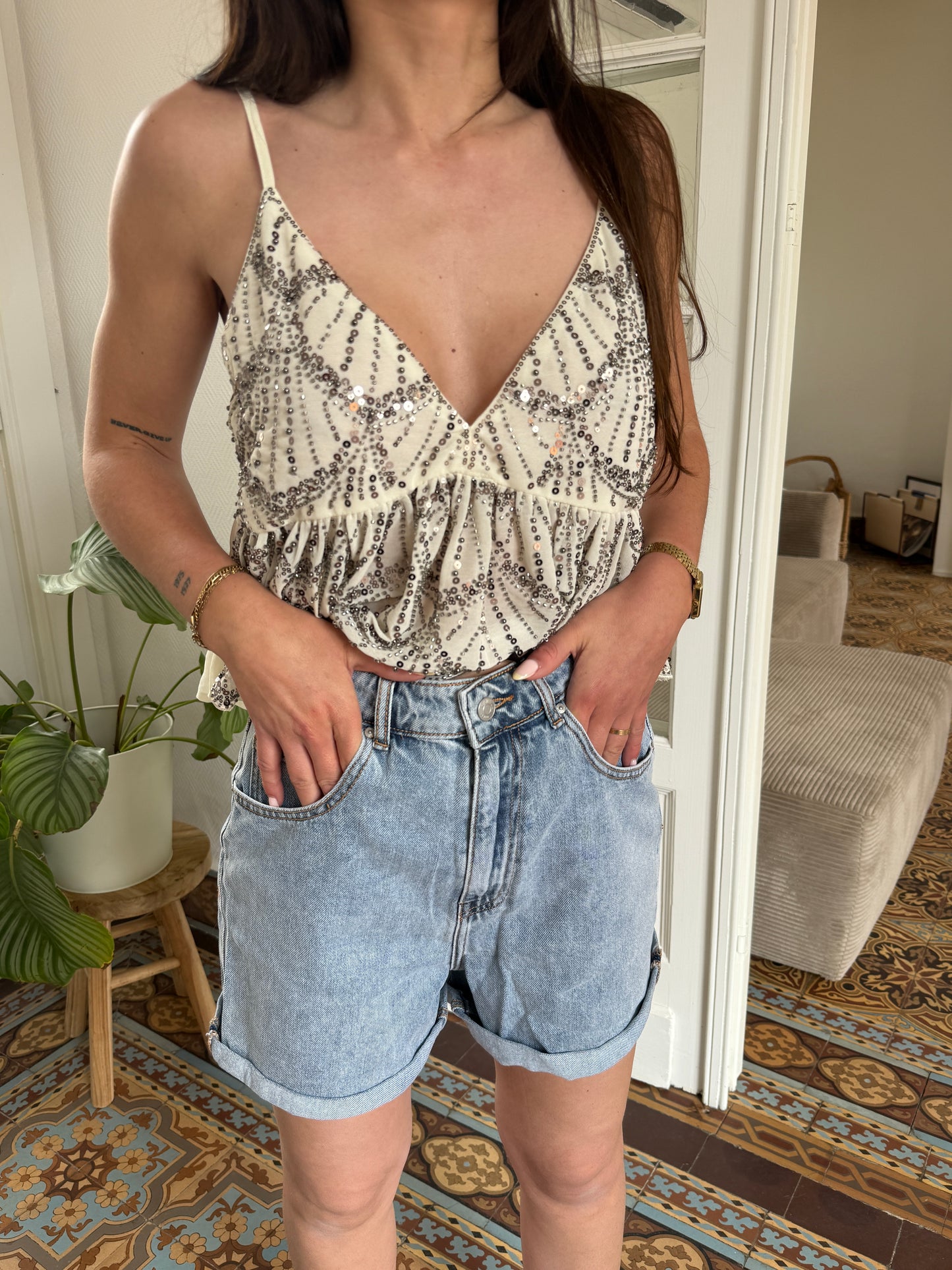 SHORT EN JEANS