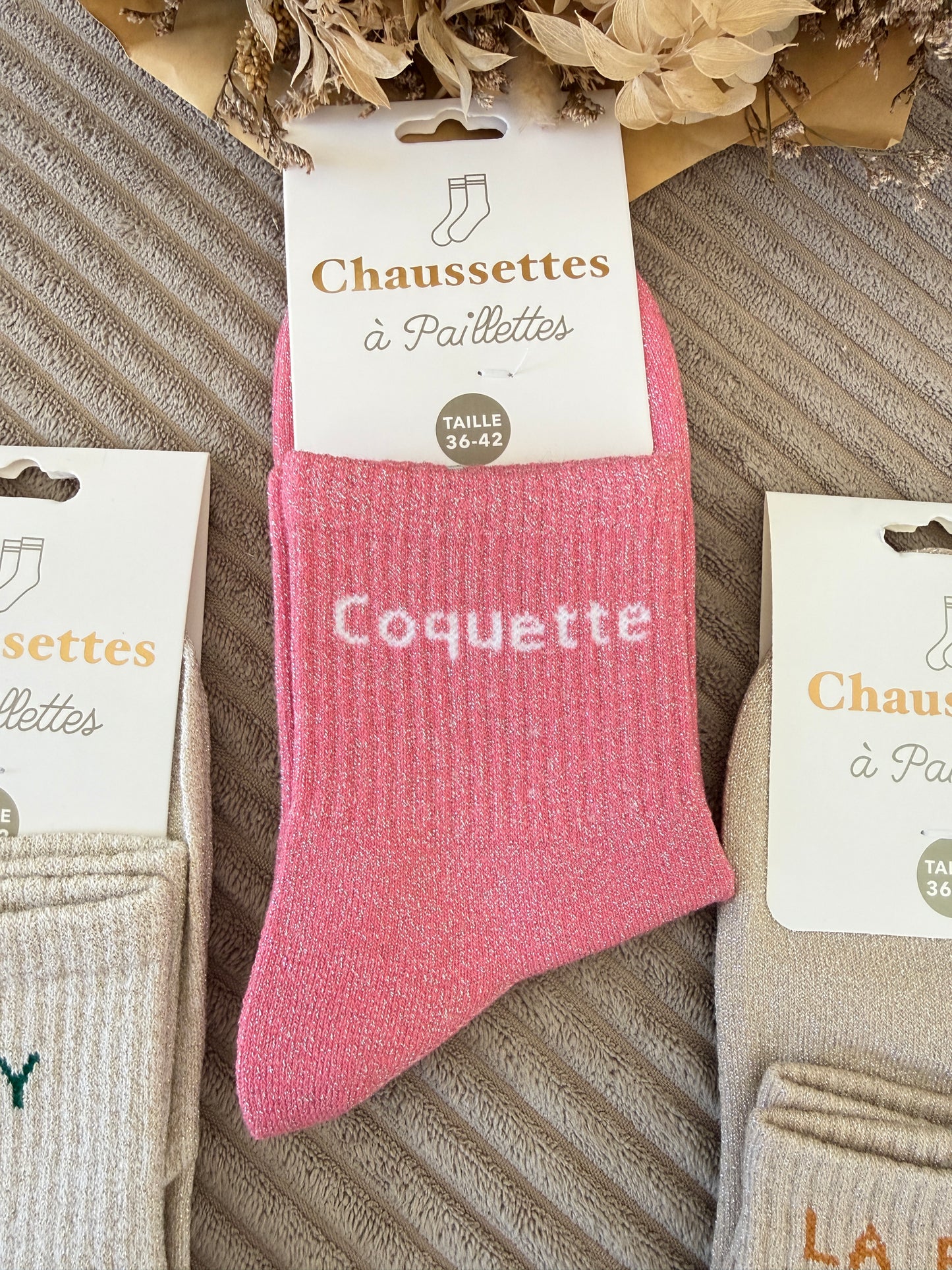 CHAUSSETTES À PAILLETTES