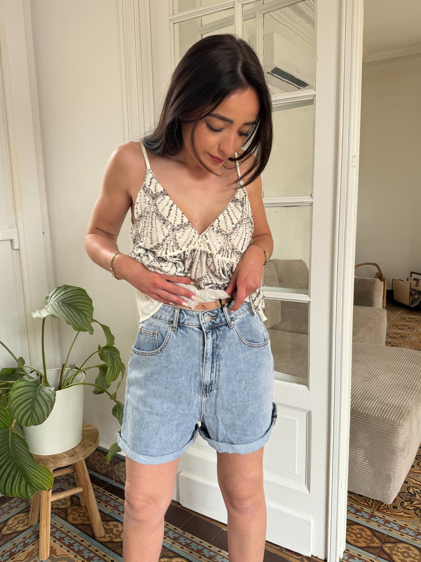 SHORT EN JEANS