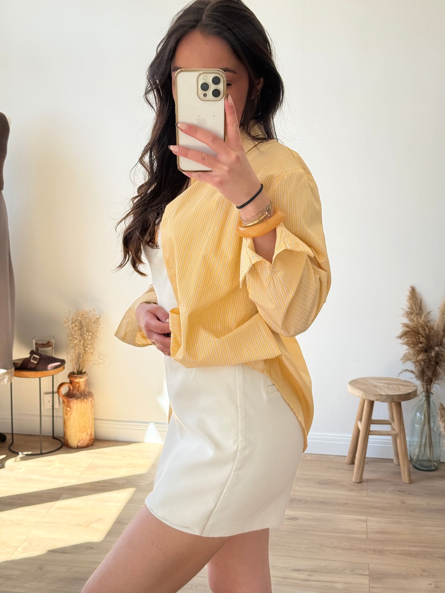 JUPE SHORT BLANCHE