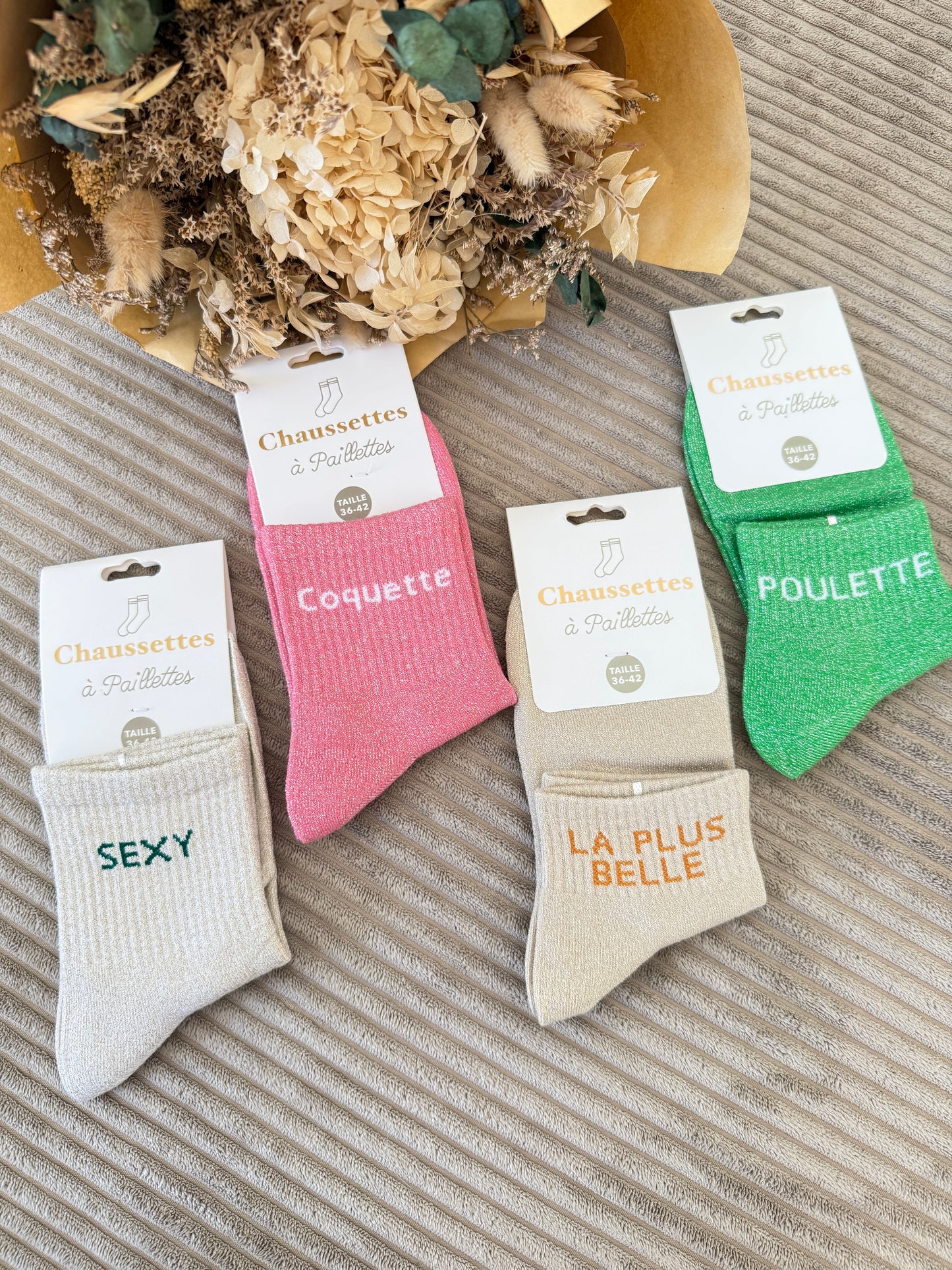 CHAUSSETTES À PAILLETTES