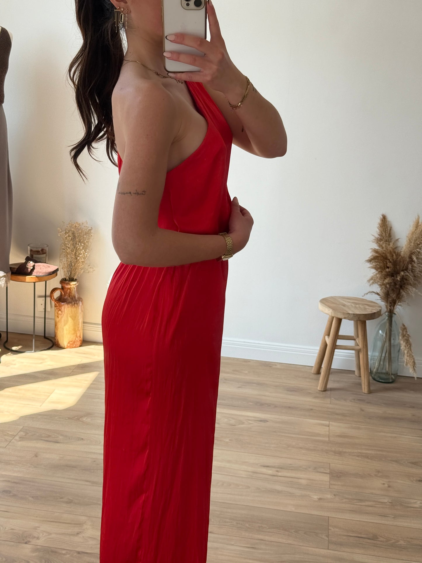 COMBINAISON PANTALON ROUGE
