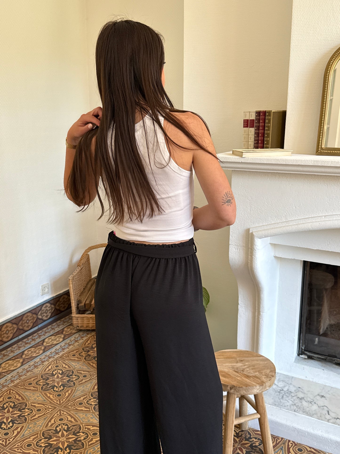 PANTALON FLUIDE NOIR