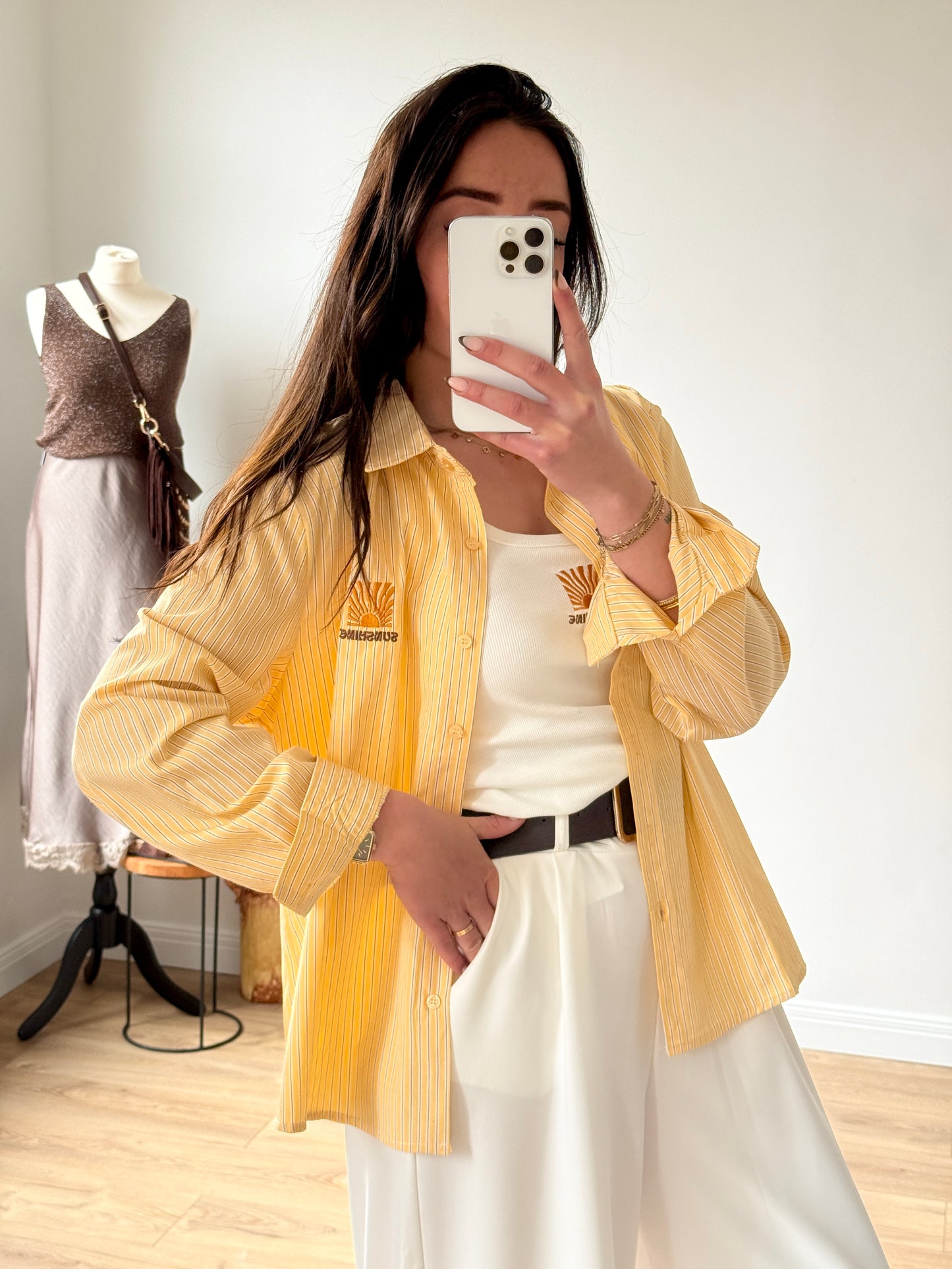 CHEMISE JAUNE SUNSHINE