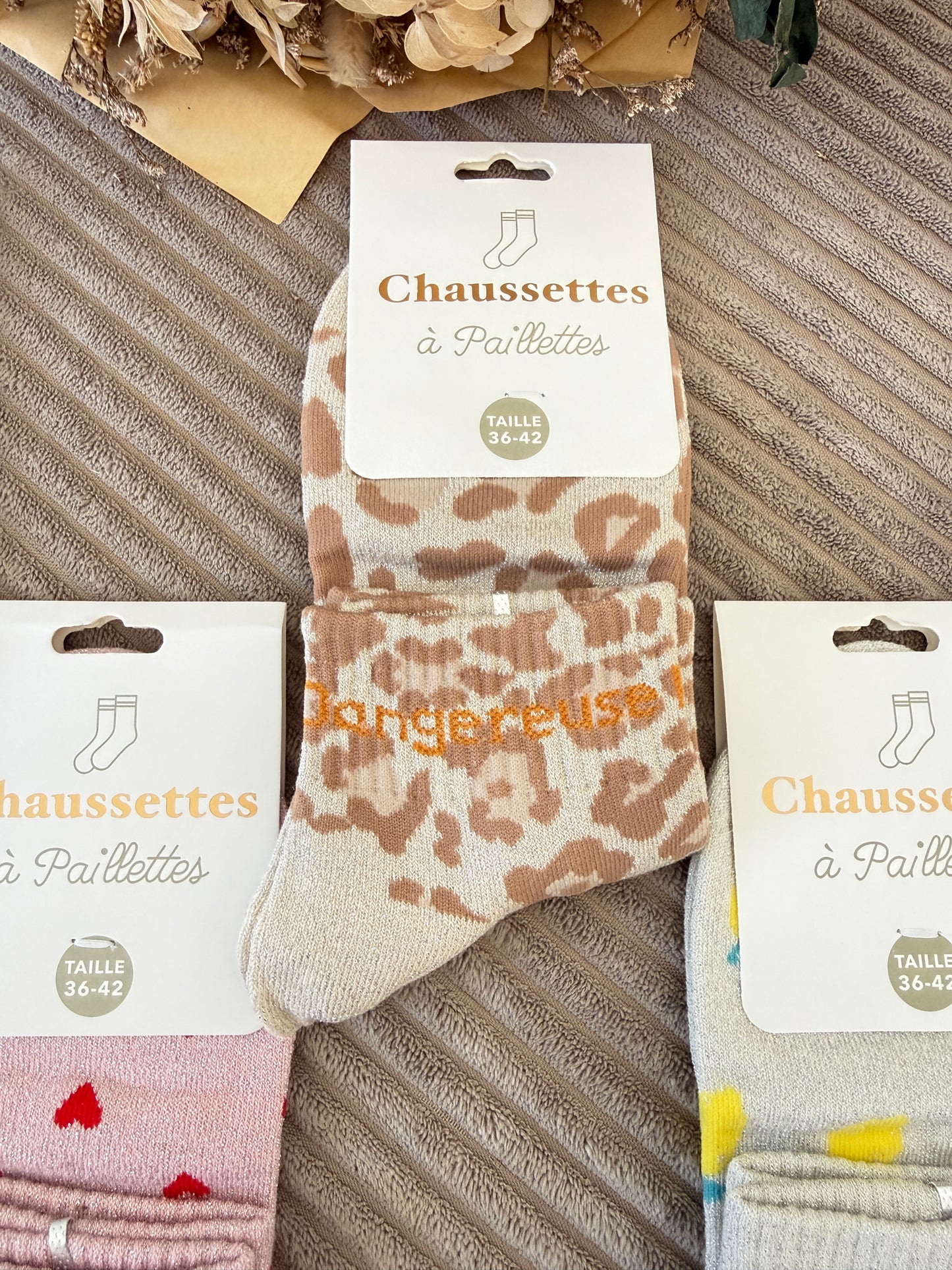 CHAUSSETTES À MOTIFS
