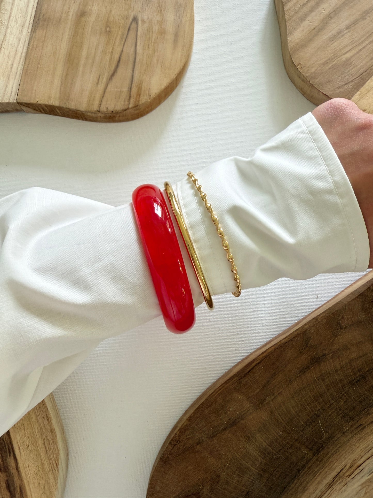 BRACELET MAYA ROUGE
