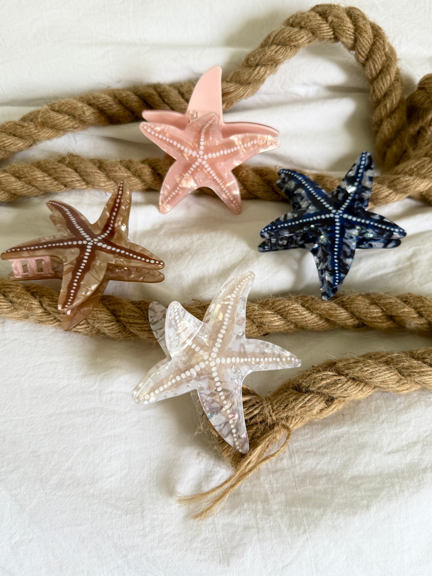 BARRETTES "ÉTOILE DE MER"