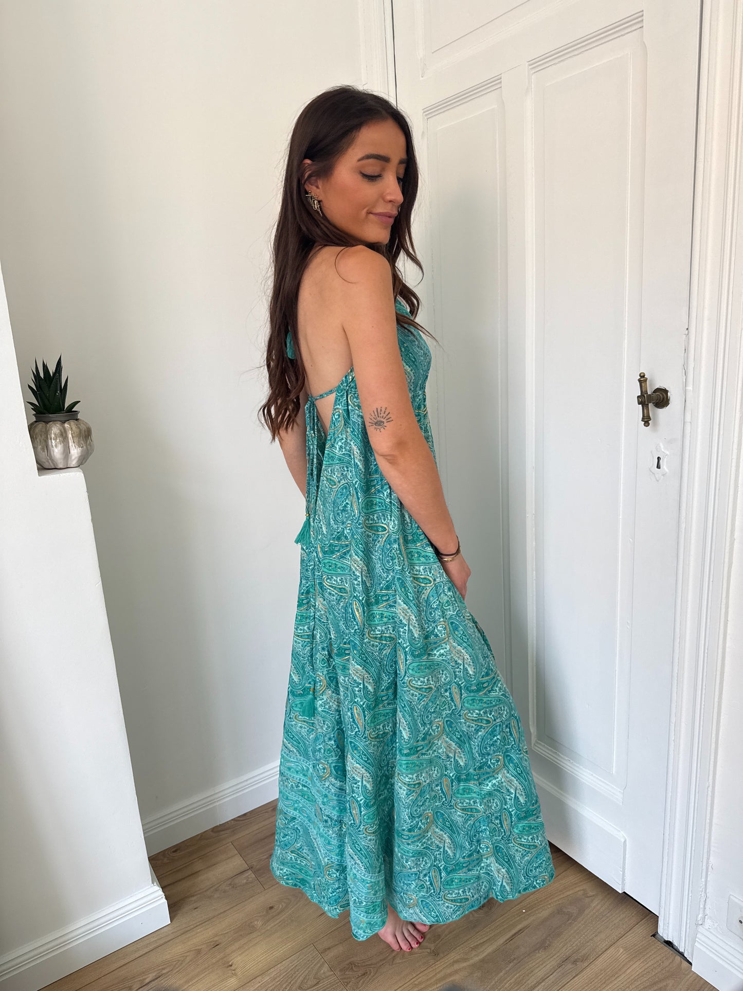 ROBE BOHÈME SARAH VERTE