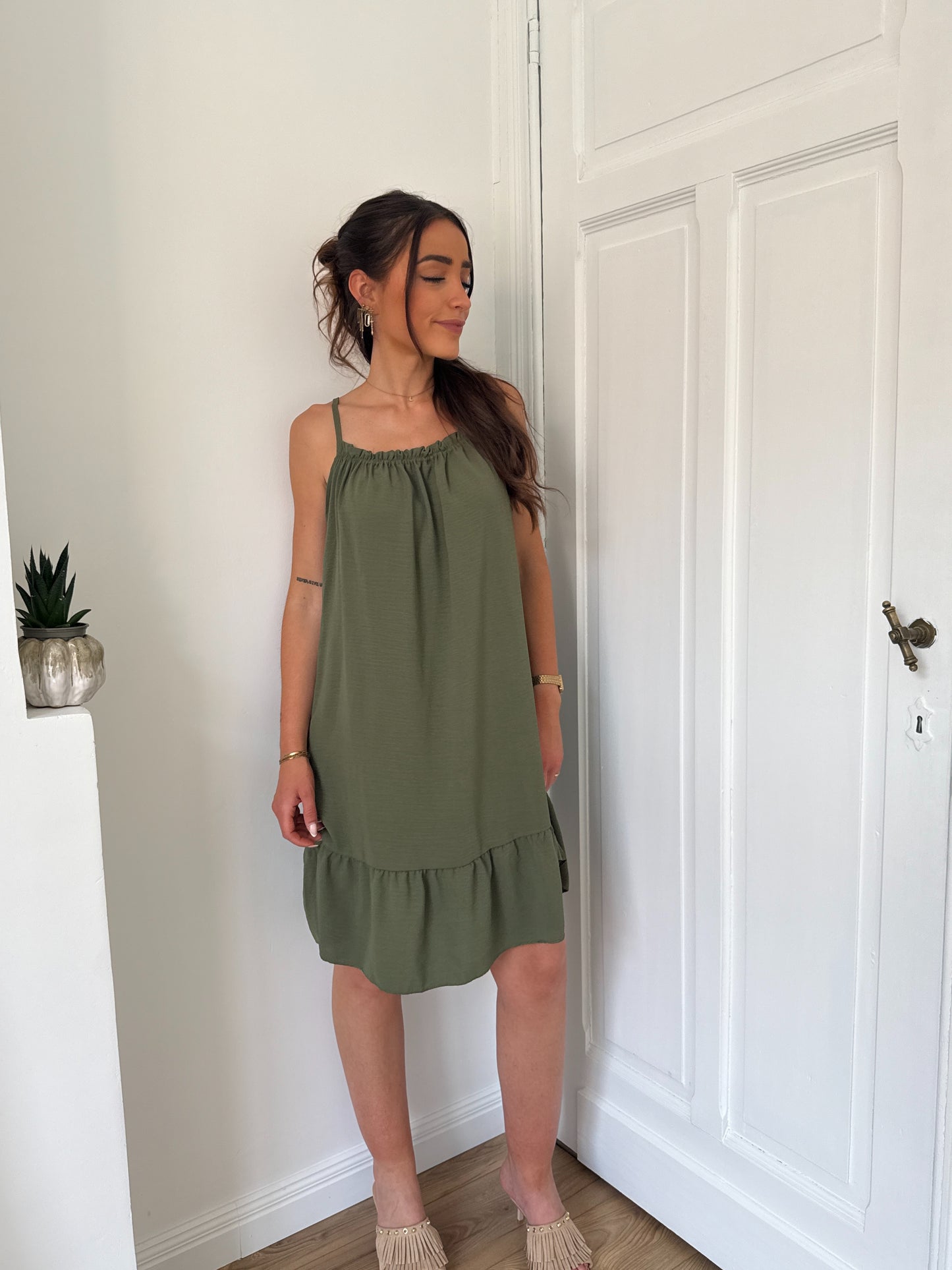 ROBE COURTE FLORENCE KAKI