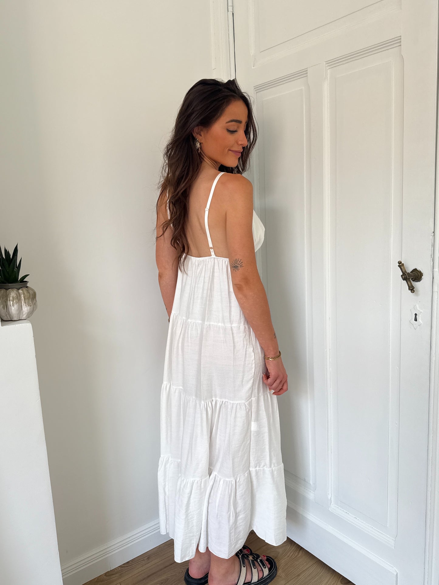 ROBE LONGUE SOLEA BLANCHE