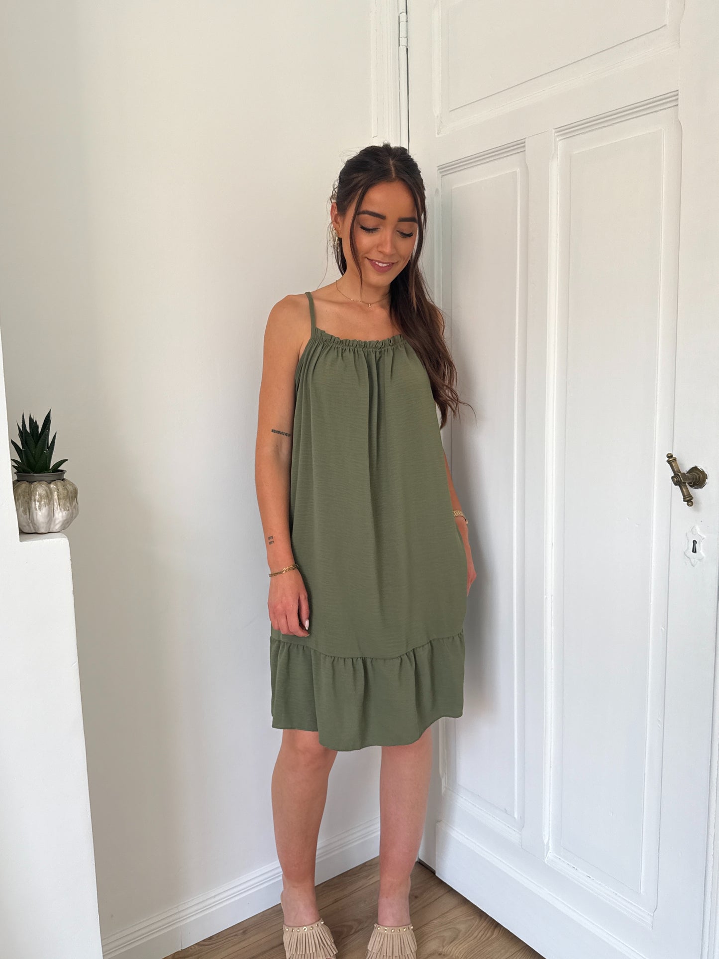 ROBE COURTE FLORENCE KAKI