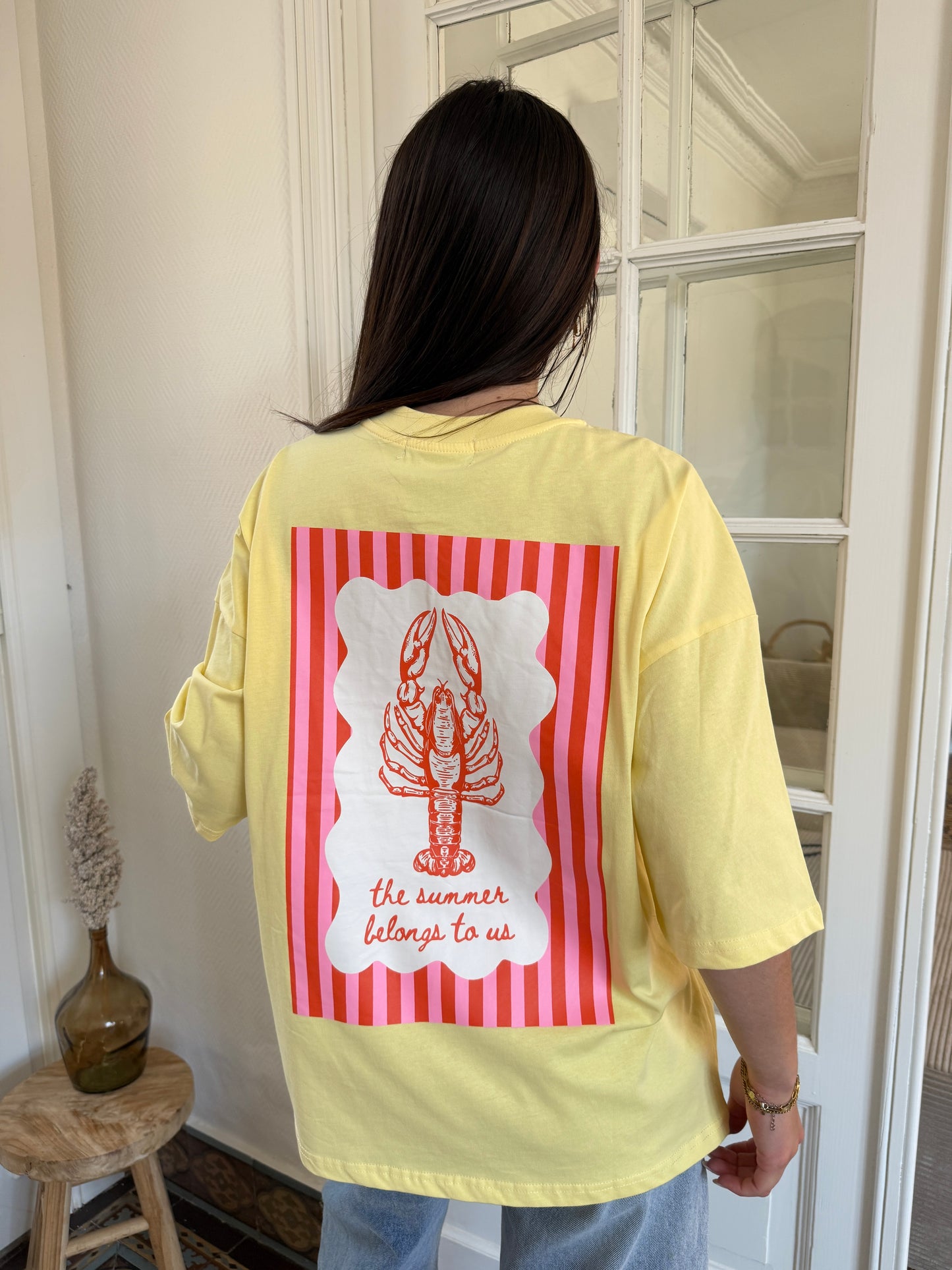 TEE-SHIRT JAUNE HOMARD